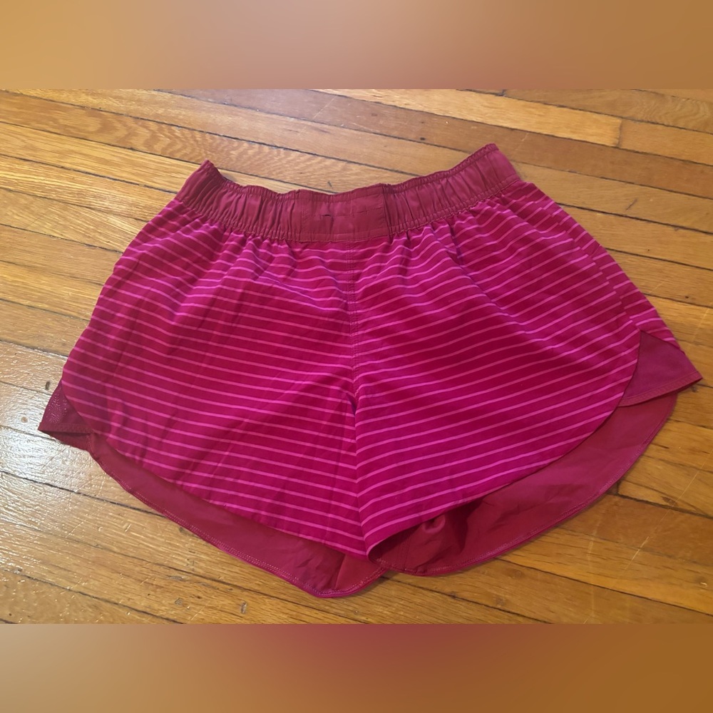 Women's Striped Pink Shorts